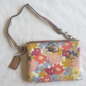 Bundle of 3 Genuine Coach Leather Wristlet Bags